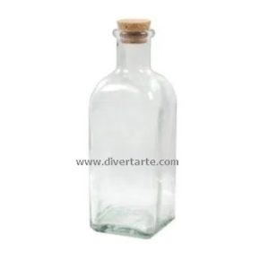 FRASCO VIDRO 500 ML QUADRADO