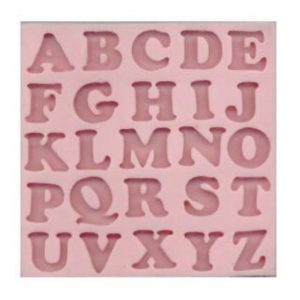 Alfabeto 2 molde silicone alimentar
