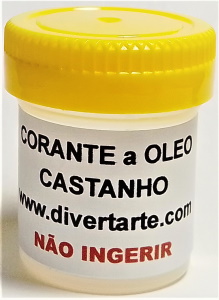 Corante em pó para Velas Castanho 8 g