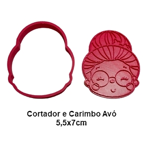 Cortador e Carimbo Avó
