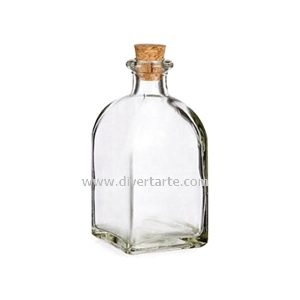 FRASCO VIDRO 100 ML QUADRADO