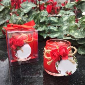 Velinha rosas Vermelhas 10 unidades
